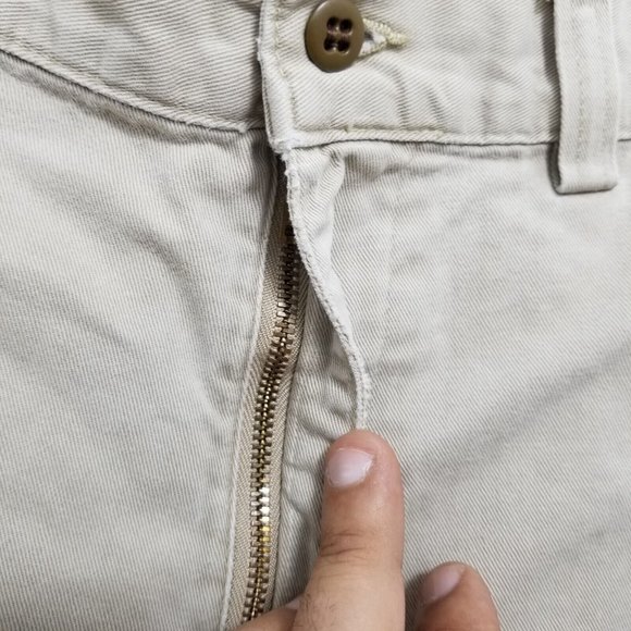 Polo Ralph Lauren Pants Mens‎ 34x32.5 Beige Khakis Pockets Casual - Picture 5 of 8